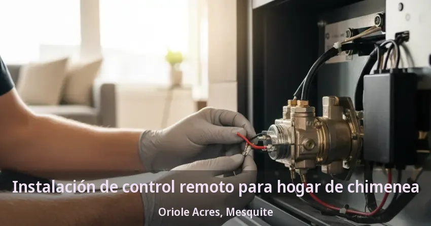 Instalación de control remoto para hogar de chimenea Oriole Acres, Mesquite - TX