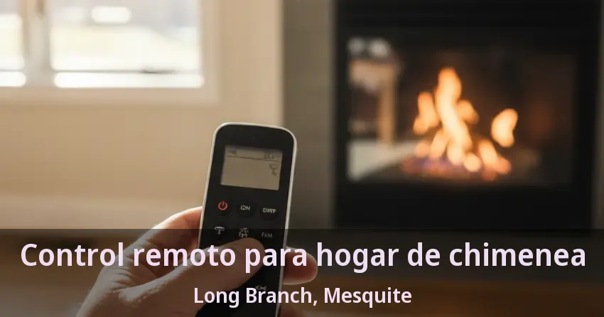 Control remoto para hogar de chimenea Long Branch, Mesquite - TX