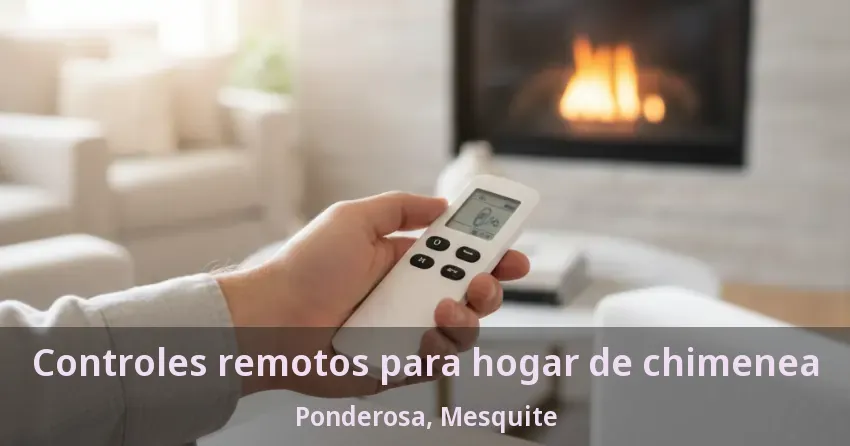 Controles remotos para hogar de chimenea Ponderosa, Mesquite - TX