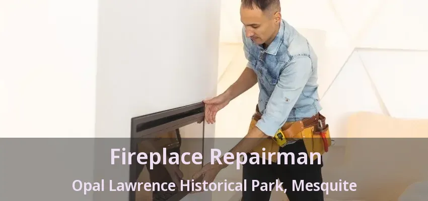 Fireplace Repairman Opal Lawrence Historical Park, Mesquite - TX