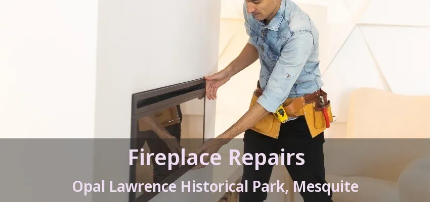 Fireplace Repairs Opal Lawrence Historical Park, Mesquite - TX