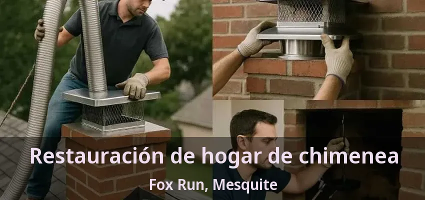 Restauración de hogar de chimenea Fox Run, Mesquite - TX