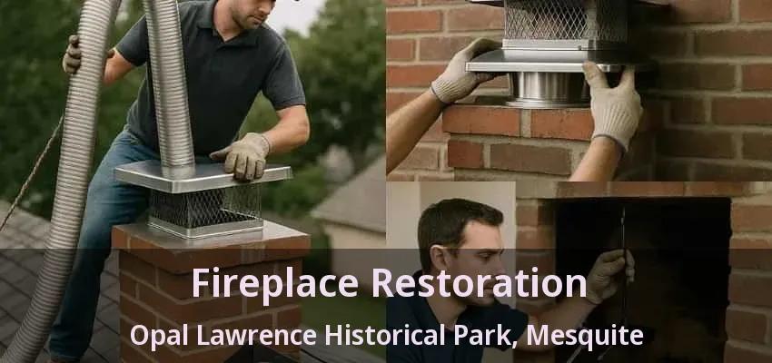 Fireplace Restoration Opal Lawrence Historical Park, Mesquite - TX Fireplace Restoration Opal Lawrence Historical Park, Mesquite - TX