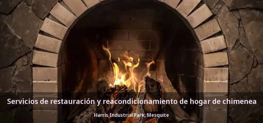 Servicios de restauración y reacondicionamiento de hogar de chimenea Harris Industrial Park, Mesquite - TX