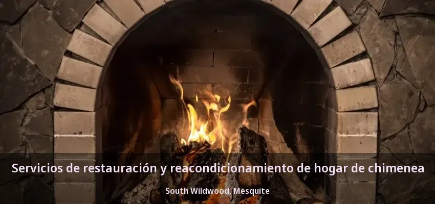 Servicios de restauración y reacondicionamiento de hogar de chimenea South Wildwood, Mesquite - TX