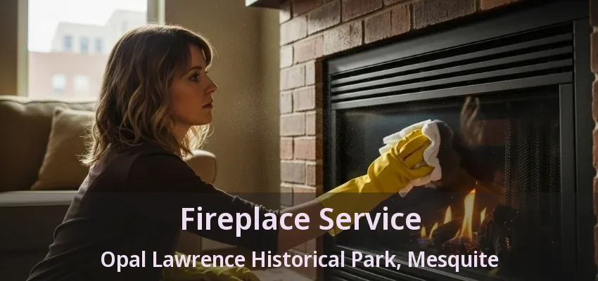 Fireplace Service Opal Lawrence Historical Park, Mesquite - TX