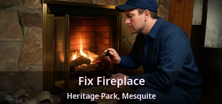 Fix Fireplace Heritage Park, Mesquite - TX