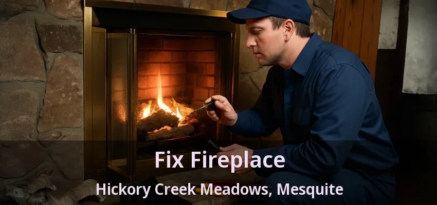 Fix Fireplace Hickory Creek Meadows, Mesquite - TX