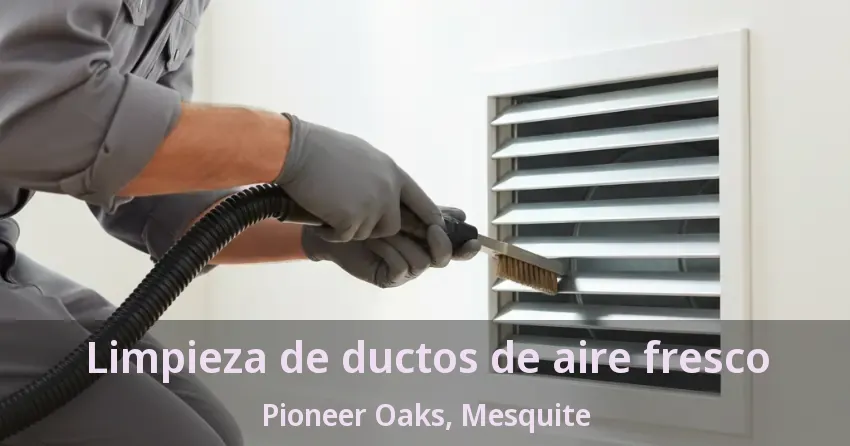 Limpieza de ductos de aire fresco Pioneer Oaks, Mesquite - TX
