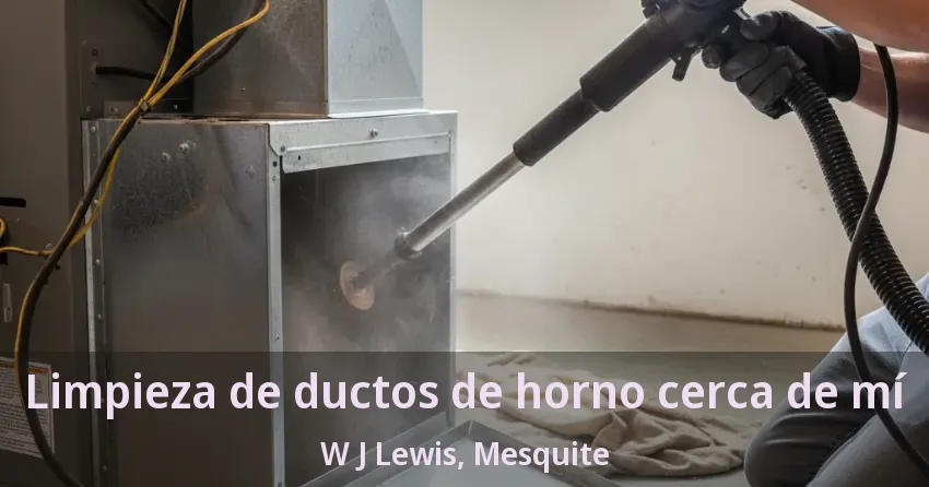 Limpieza de ductos de horno cerca de mí W J Lewis, Mesquite - TX