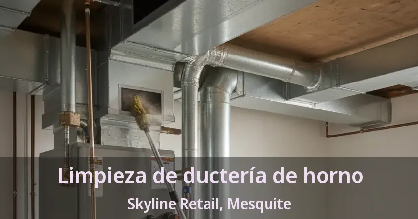 Limpieza de ductería de horno Skyline Retail, Mesquite - TX