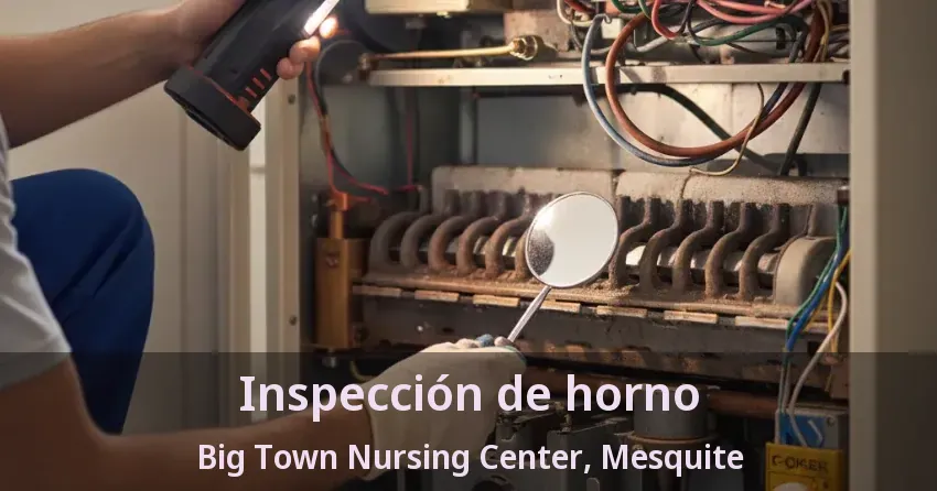 Inspección de horno Big Town Nursing Center, Mesquite - TX