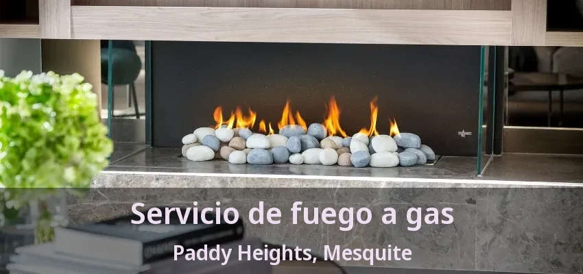 Servicio de fuego a gas Paddy Heights, Mesquite - TX