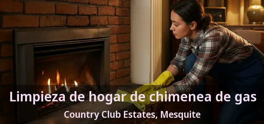 Limpieza de hogar de chimenea de gas Country Club Estates, Mesquite - TX