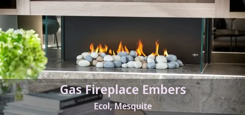 Gas Fireplace Embers Ecol, Mesquite - TX