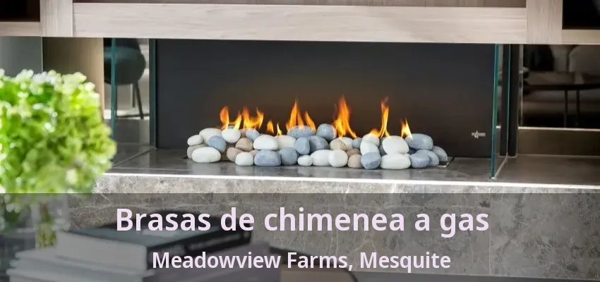 Brasas de chimenea a gas Meadowview Farms, Mesquite - TX Brasas de chimenea a gas Meadowview Farms, Mesquite - TX