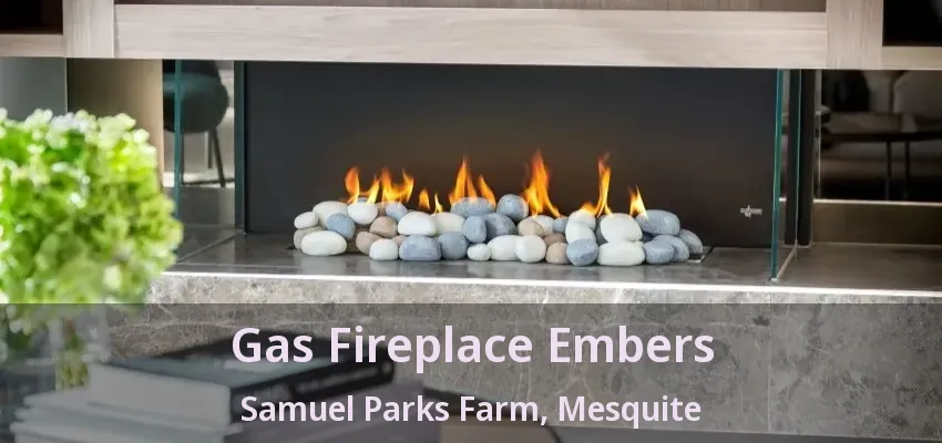 Gas Fireplace Embers Samuel Parks Farm, Mesquite - TX