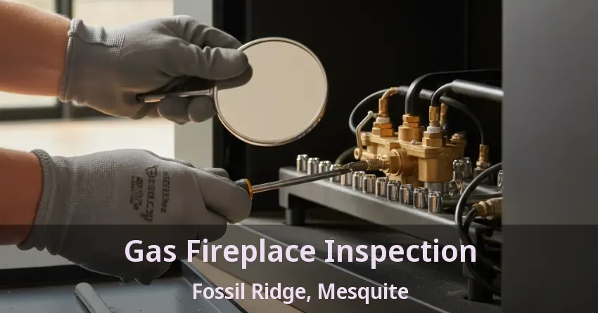 Gas Fireplace Inspection Fossil Ridge, Mesquite - TX