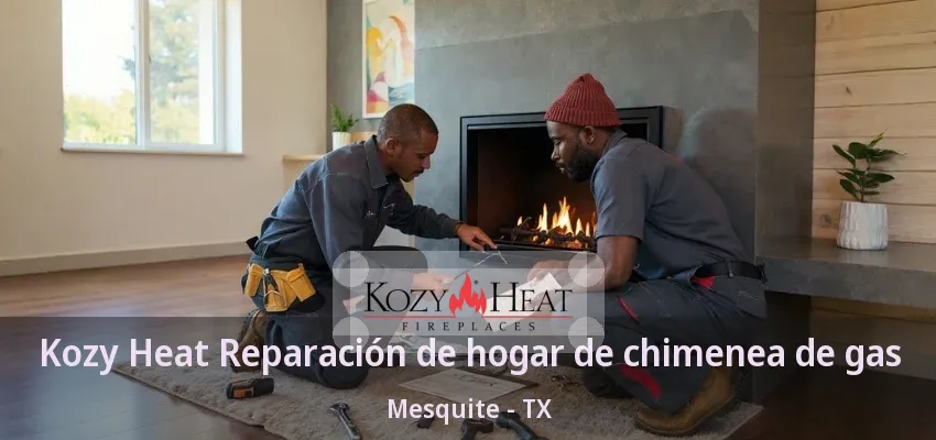 Kozy Heat Reparación de hogar de chimenea de gas Mesquite - TX
