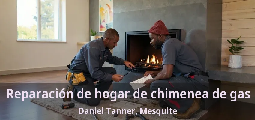 Reparación de hogar de chimenea de gas Daniel Tanner, Mesquite - TX