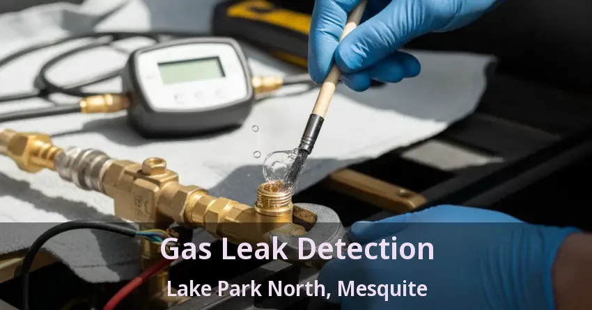 Gas Leak Detection Lake Park North, Mesquite - TX