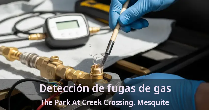 Detección de fugas de gas The Park At Creek Crossing, Mesquite - TX