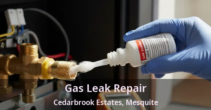 Gas Leak Repair Cedarbrook Estates, Mesquite - TX Gas Leak Repair Cedarbrook Estates, Mesquite - TX