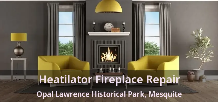 Heatilator Fireplace Repair Opal Lawrence Historical Park, Mesquite - TX