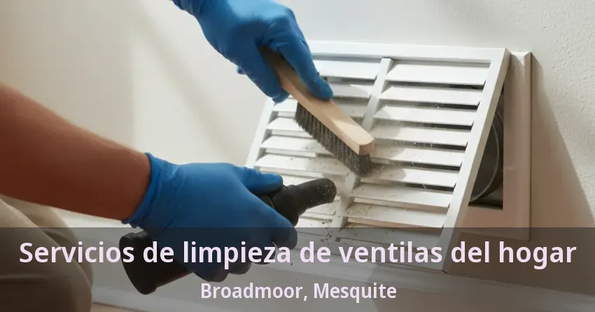 Servicios de limpieza de ventilas del hogar Broadmoor, Mesquite - TX