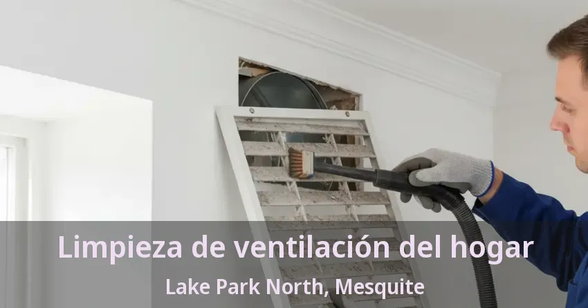 Limpieza de ventilación del hogar Lake Park North, Mesquite - TX