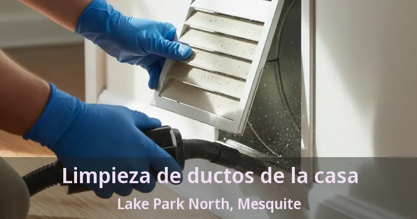 Limpieza de ductos de la casa Lake Park North, Mesquite - TX