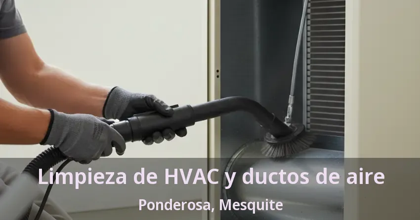 Limpieza de HVAC y ductos de aire Ponderosa, Mesquite - TX Limpieza de HVAC y ductos de aire Ponderosa, Mesquite - TX