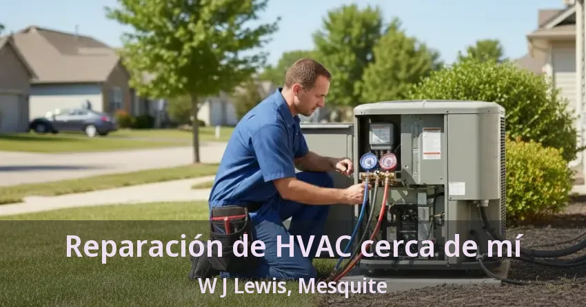 Reparación de HVAC cerca de mí W J Lewis, Mesquite - TX