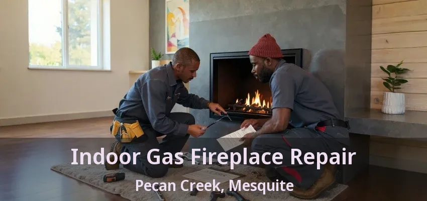 Indoor Gas Fireplace Repair Pecan Creek, Mesquite - TX