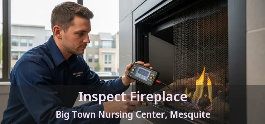 Inspect Fireplace Big Town Nursing Center, Mesquite - TX