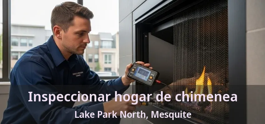 Inspeccionar hogar de chimenea Lake Park North, Mesquite - TX
