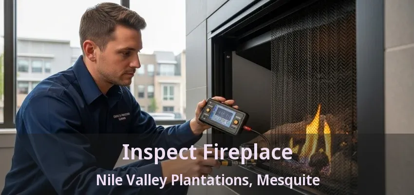 Inspect Fireplace Nile Valley Plantations, Mesquite - TX