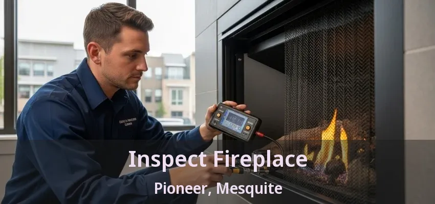 Inspect Fireplace Pioneer, Mesquite - TX