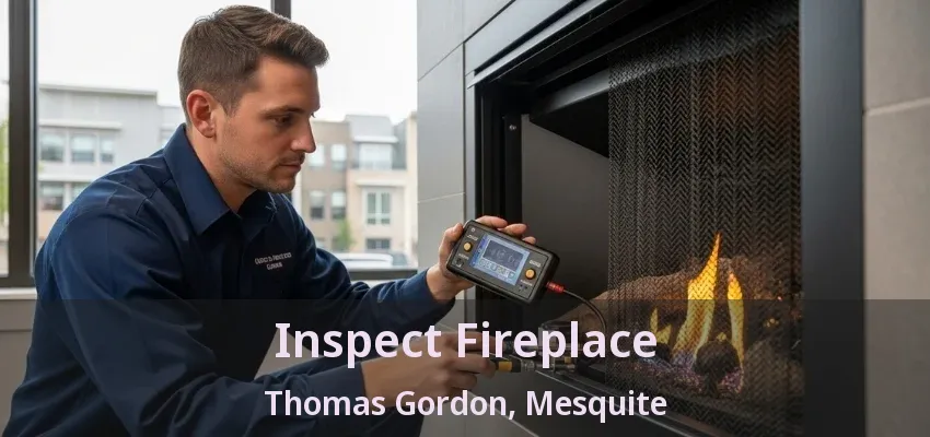 Inspect Fireplace Thomas Gordon, Mesquite - TX