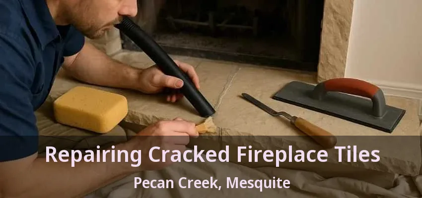 Repairing Cracked Fireplace Tiles Pecan Creek, Mesquite - TX Repairing Cracked Fireplace Tiles Pecan Creek, Mesquite - TX