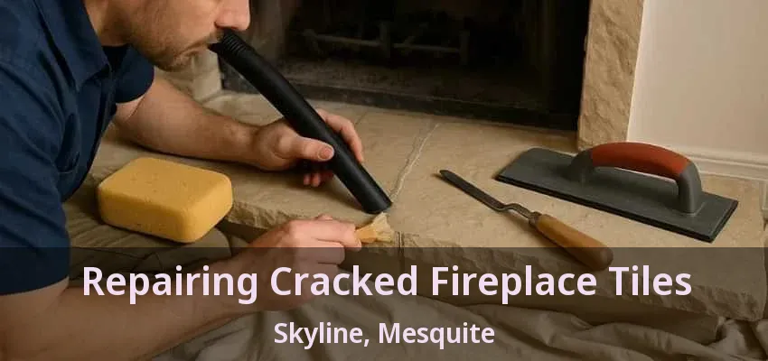 Repairing Cracked Fireplace Tiles Skyline, Mesquite - TX Repairing Cracked Fireplace Tiles Skyline, Mesquite - TX