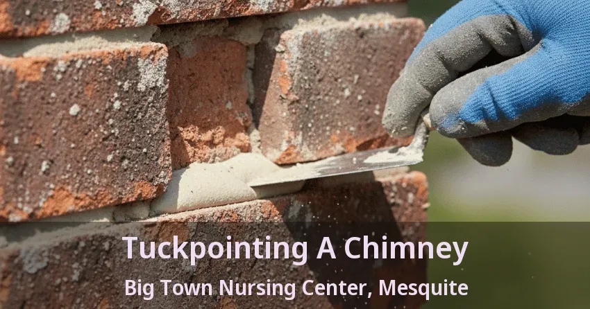 Tuckpointing A Chimney Big Town Nursing Center, Mesquite - TX