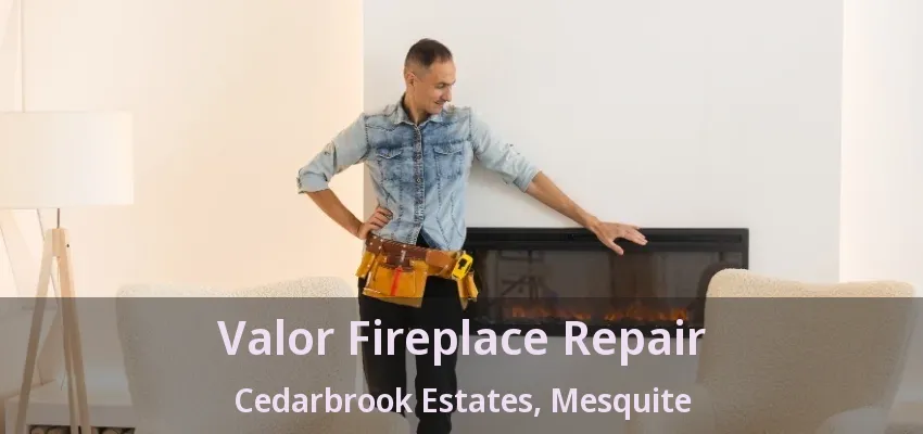 Valor Fireplace Repair Cedarbrook Estates, Mesquite - TX