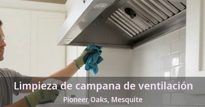 Limpieza de campana de ventilación Pioneer Oaks, Mesquite - TX Limpieza de campana de ventilación Pioneer Oaks, Mesquite - TX