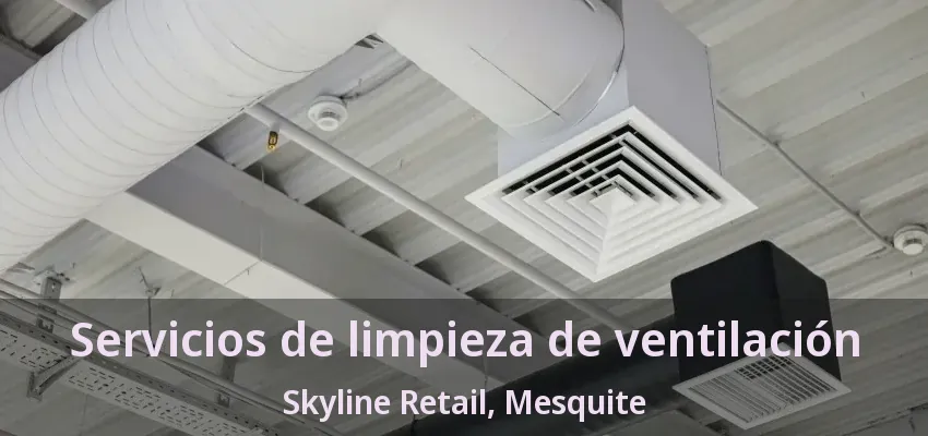 Servicios de limpieza de ventilación Skyline Retail, Mesquite - TX Servicios de limpieza de ventilación Skyline Retail, Mesquite - TX