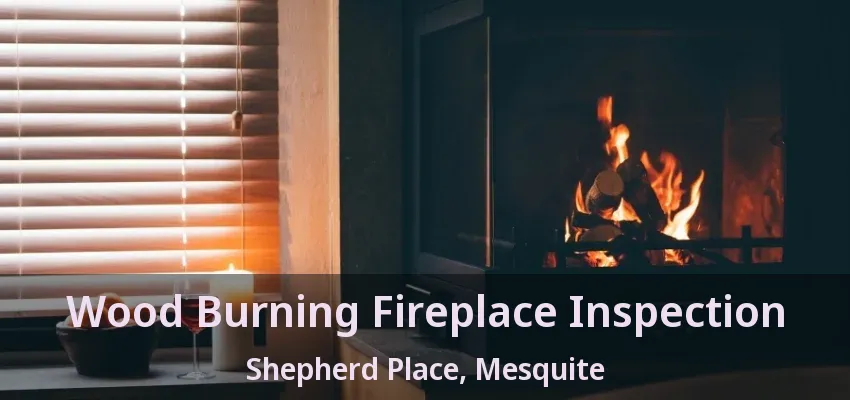 Wood Burning Fireplace Inspection Shepherd Place, Mesquite - TX
