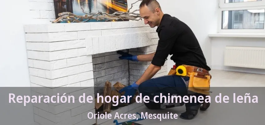 Reparación de hogar de chimenea de leña Oriole Acres, Mesquite - TX