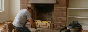 Fireplace Rebuild Thomas Gordon, Mesquite